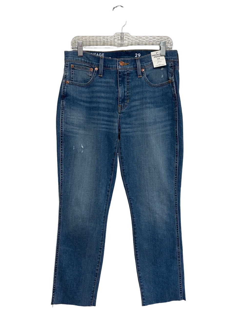 NEW J. Crew Women’s Vintage Slim Straight Jeans Medium Wash - Size 29